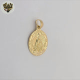 (1-2326) Gold Laminate - Our Lady of Charity Pendants - BGF