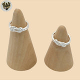 (2-5290) 925 Sterling Silver - Knot Toe Ring.