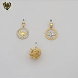 (1-2208) Gold Laminate Pendants - BGF