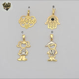 (1-2200) Gold Laminate Pendants - BGF