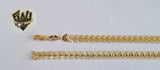(1-0630) Gold Laminate - 6.5mm Leaf Bracelet- 7.5"- BGF - Fantasy World Jewelry