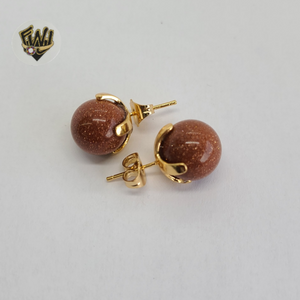 (1-1008) Gold Laminate - Venturina Earrings - BGO - Fantasy World Jewelry