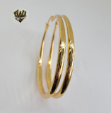 (1-2746-1) Gold Laminate - Large Hoops - BGO - Fantasy World Jewelry