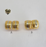 (1-2693) Gold Laminate Hoops - BGO - Fantasy World Jewelry