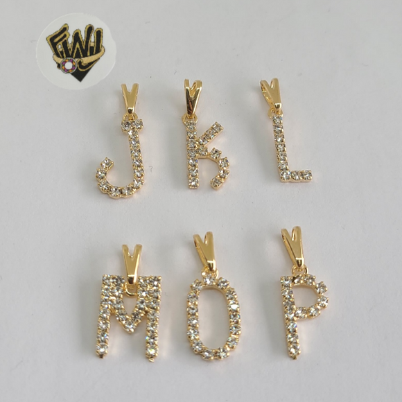 (1-2453) Gold Laminate - Letter Pendants - BGF - Fantasy World Jewelry