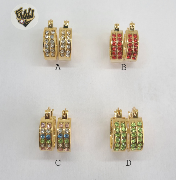 (1-2642-C) Gold Laminate Hoops - BGO - Fantasy World Jewelry