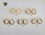 (1-2650) Gold Laminate Hoops - BGO - Fantasy World Jewelry