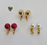 (1-1015) Gold Laminate - Colorful Earrings - BGO - Fantasy World Jewelry