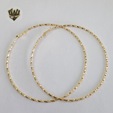 (1-2737-2) Gold Laminate Hoops - BGO - Fantasy World Jewelry
