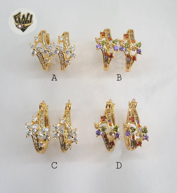 (1-2951) Gold Laminate Hoops - BGO - Fantasy World Jewelry