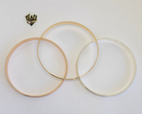 (1-4059) Gold Laminate - 9mm Three Tones Bangles - Triple - BGO - Fantasy World Jewelry
