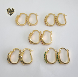(1-2943) Gold Laminate Hoops - BGO - Fantasy World Jewelry