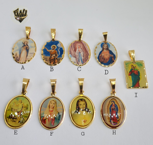 (1-2175) Gold Laminate - Religious Pendants - BGF - Fantasy World Jewelry