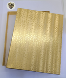 (Supplies-05) Cotton Filled Gold Gift Box - 5.5x7 inches - Dozen - Fantasy World Jewelry