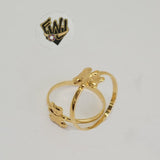 (1-3007) Gold Laminate- Ring with Teddy Bear -BGO - Fantasy World Jewelry
