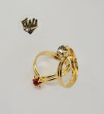 (1-3013-2) Gold Laminate- CZ Ring-BGO - Fantasy World Jewelry