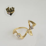 (1-3031) Gold Laminate - CZ Ring - BGF - Fantasy World Jewelry