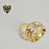 (1-3039) Gold Laminate - Two Tone Ring - BGF - Fantasy World Jewelry