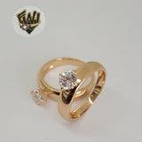 (1-3040-1) Gold Laminate - CZ Ring - BGO - Fantasy World Jewelry