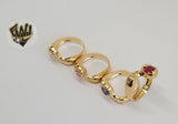 (1-3051-A) Gold Laminate - CZ Ring - BGF - Fantasy World Jewelry