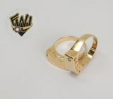 (1-3057) Gold Laminate - CZ Ring - BGO - Fantasy World Jewelry