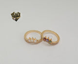 (1-3076-1) Gold Laminate-CZ Ring- BGO - Fantasy World Jewelry