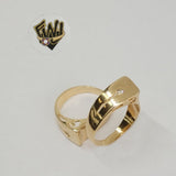 (1-3076-3) Gold Laminate-CZ Ring - BGF - Fantasy World Jewelry