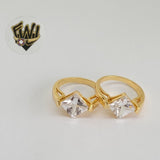(1-3074-1) Gold Laminate - CZ Ring - BGO - Fantasy World Jewelry