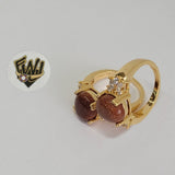 (1-3095) Gold Laminate - Venturina Ring - BGO - Fantasy World Jewelry
