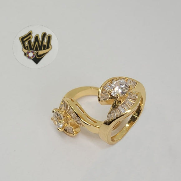 (1-3097-2) Gold Laminate-CZ Ring - BGO - Fantasy World Jewelry