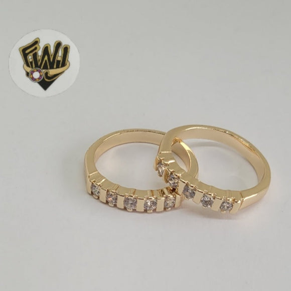 (1-3083-2) Gold Laminate- CZ Ring - BGF - Fantasy World Jewelry