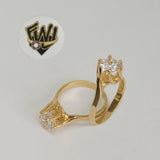 (1-3087-1) Gold Laminate-CZ Ring- BGO - Fantasy World Jewelry