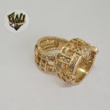 (1-3090-2) Gold Laminate- CZ Ring - BGF - Fantasy World Jewelry