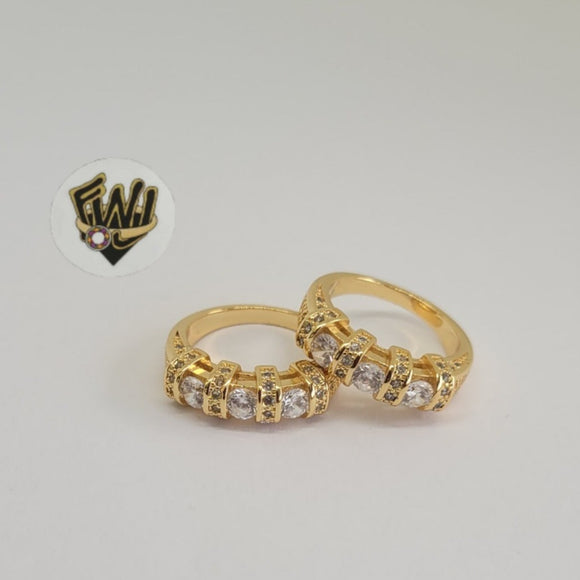 (1-3103-3) Gold Laminate-CZ Ring - BGO - Fantasy World Jewelry