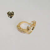 (1-3103-3) Gold Laminate-CZ Ring - BGO - Fantasy World Jewelry