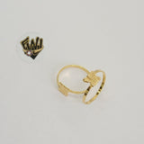 (1-3116) Gold Laminate -Butterfly Toe Ring - BGF - Fantasy World Jewelry