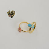 (1-3117-A1) Gold Laminate - Sandal Toe/Child Ring - BGF - Fantasy World Jewelry