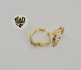(1-3120-1A) Gold Laminate - CZ Toe/Child Ring - BGO - Fantasy World Jewelry
