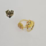 (1-3120-1F) Gold Laminate -Little Girl Toe/Child Ring - BGF - Fantasy World Jewelry