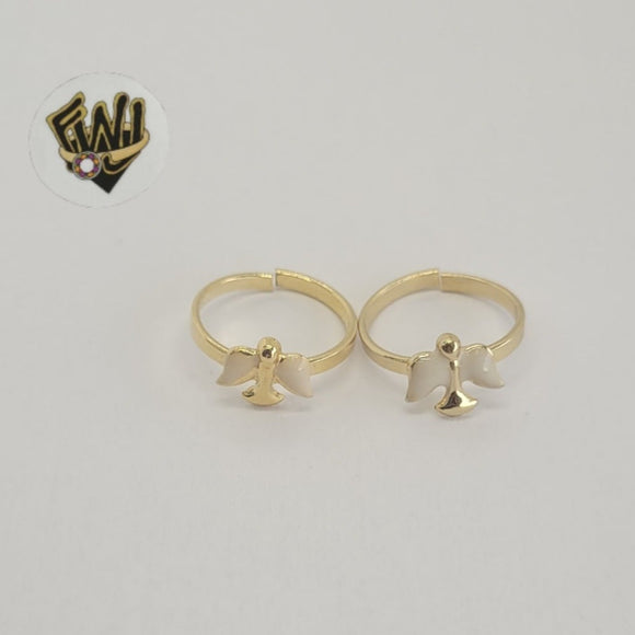 (1-3120-1I) Gold Laminate -Bird Toe/Child Ring - BGF - Fantasy World Jewelry
