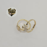 (1-3120-1I) Gold Laminate -Bird Toe/Child Ring - BGF - Fantasy World Jewelry