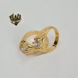 (1-3152-2) Gold Laminate -CZ Men Ring - BGO - Fantasy World Jewelry