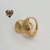 (1-3152-3) Gold Laminate -Dome Men Ring - BGO - Fantasy World Jewelry