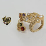 (1-3145-1) Gold Laminate -CZ Ring - BGO - Fantasy World Jewelry