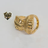 (1-3165) Gold Laminate - Indian Men Ring - BGO - Fantasy World Jewelry