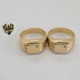 (1-3162-1) Gold Laminate -CZ Men Ring - BGO - Fantasy World Jewelry