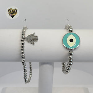 (MBRA-04) Stainless Steel - Balls Bracelet - Fantasy World Jewelry