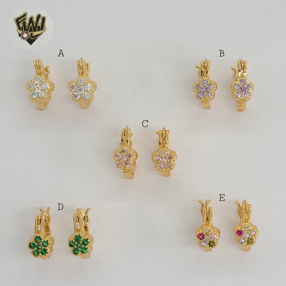 (1-2613-C) Gold Laminate Hoops - BGO - Fantasy World Jewelry