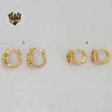 (1-2667) Gold Laminate Hoops - BGO - Fantasy World Jewelry