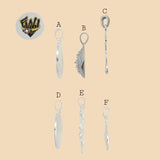 (2-1538) 925 Sterling Silver - Pendants. - Fantasy World Jewelry